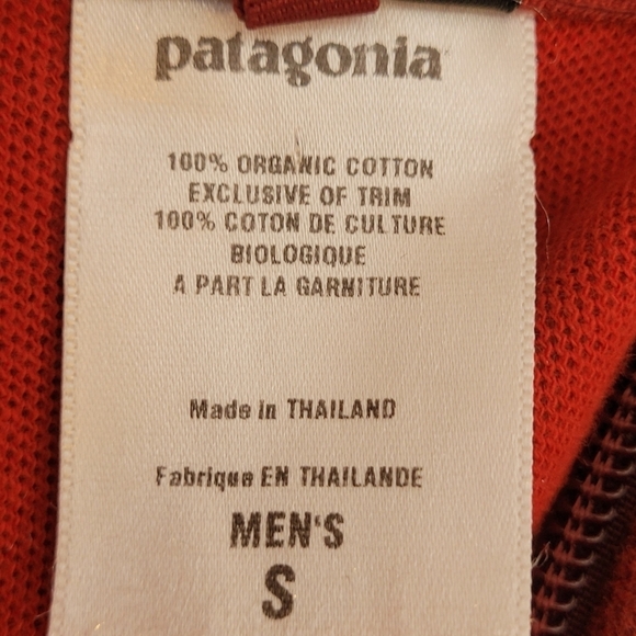 Patagonia Organic Cotton Full Zip Lightweight Jacket - Size S - Picture 10 of 10